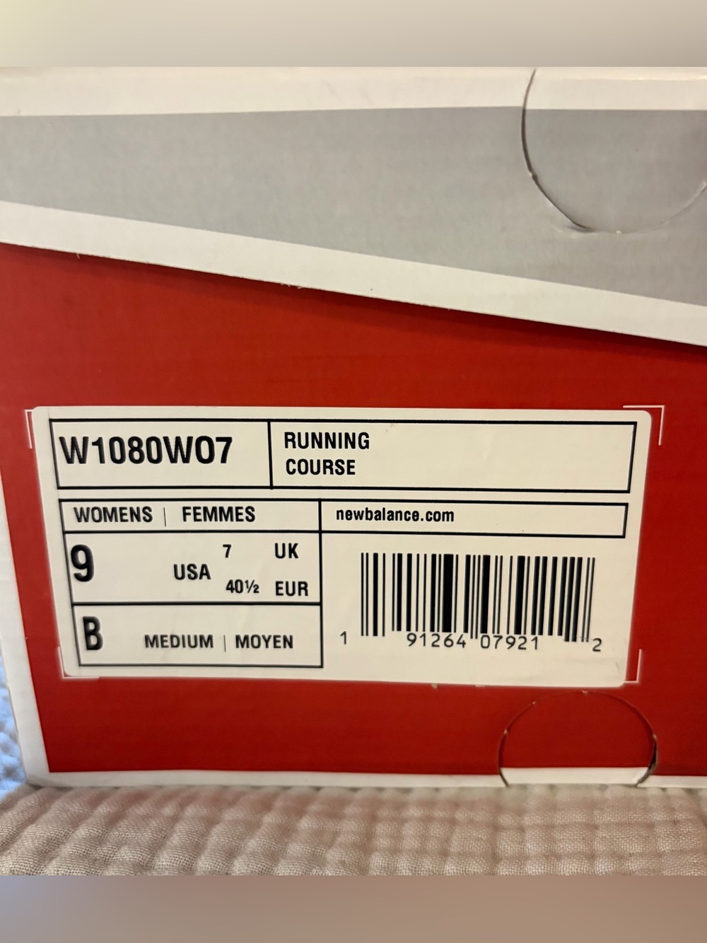 New Balance 1080 v7 Women’s Gray and Pink Athletic Running Shoes- SZ 9 - In Box! - Picture 9 of 11